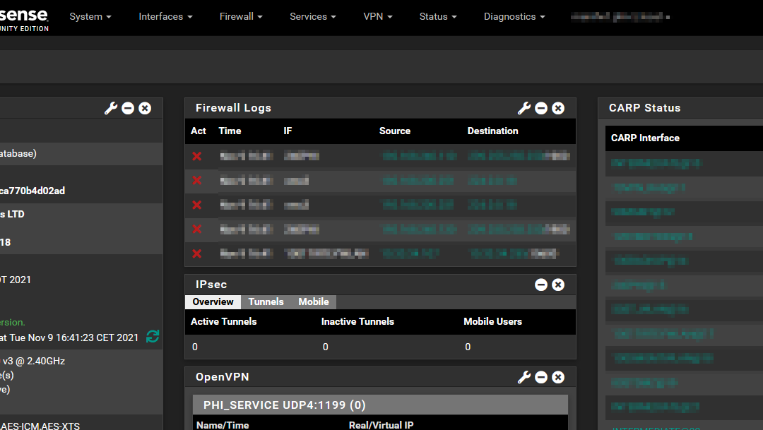Zentralisiertes Backup von pfSense Konfigurationen